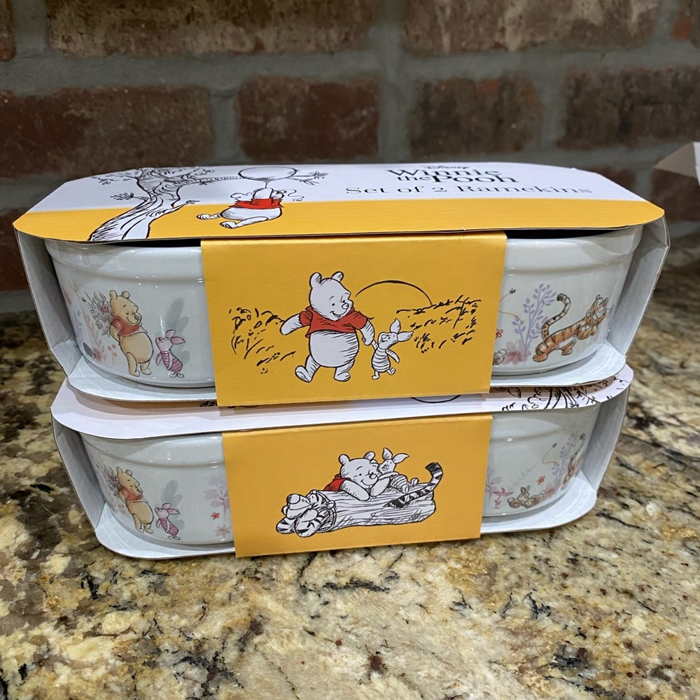 Disney Winnie the Pooh Ramekins -featuring Winnie, Piglet and Tigger too!